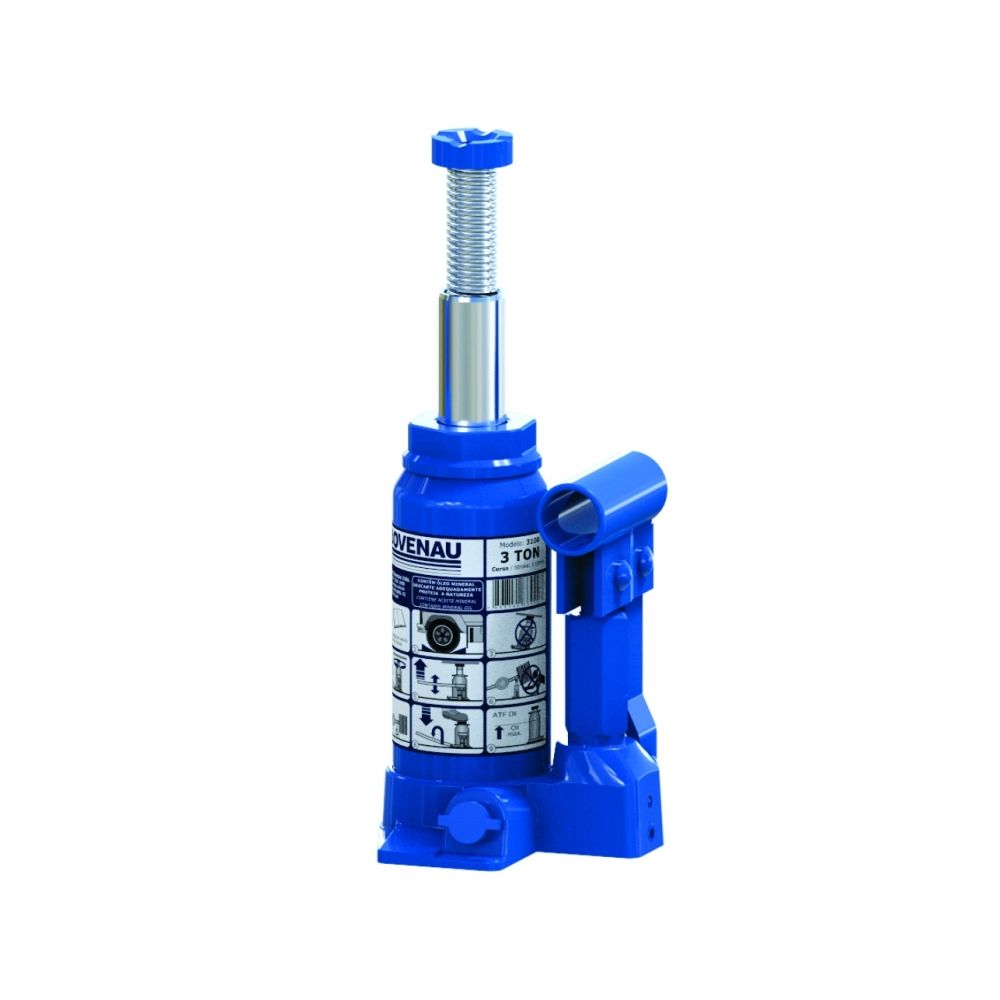 Macaco Hidráulico 3 Toneladas 1 Estágio 380mm 3100RP (MT 3) Bovenau