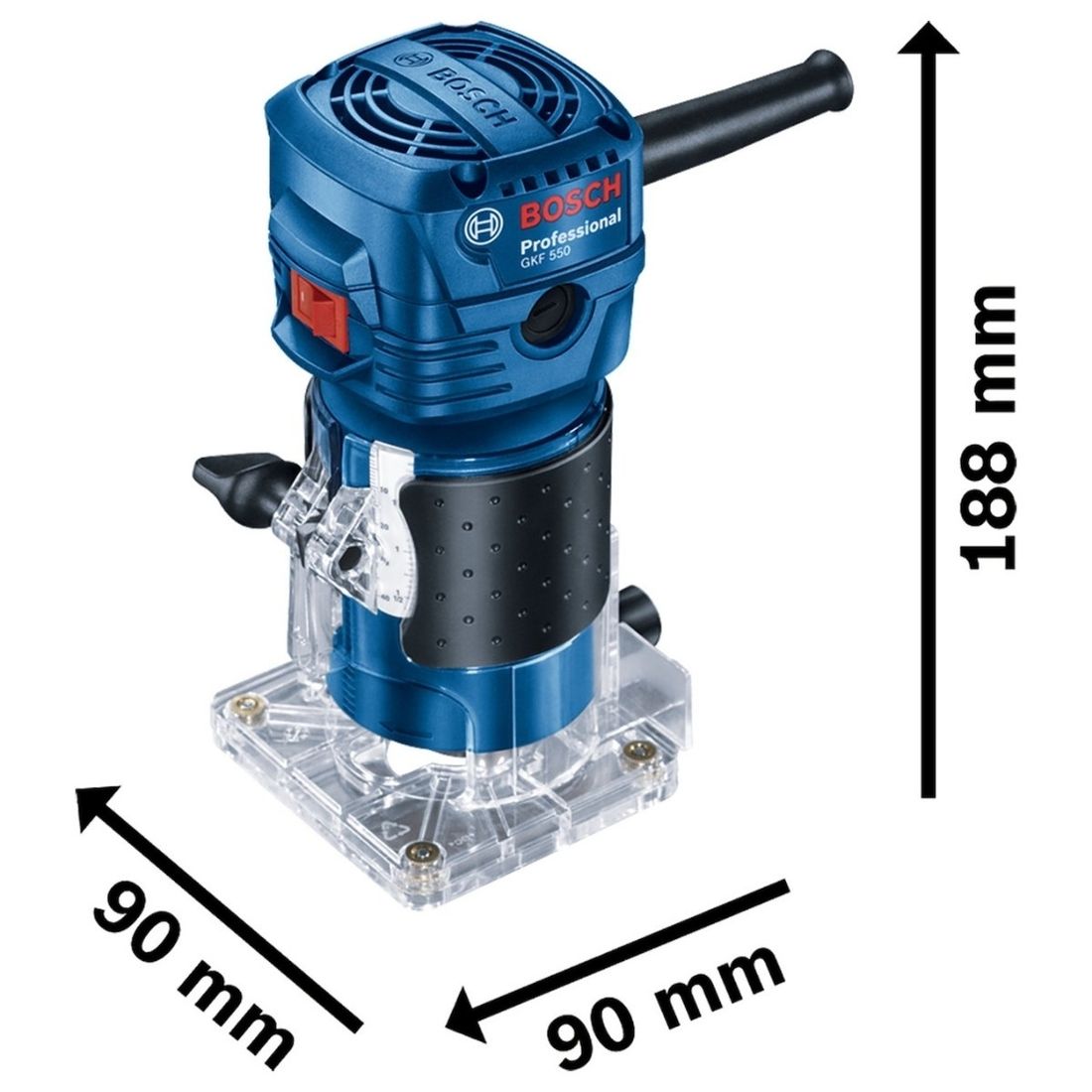 Tupia Manual Bosch GKF 550 550W 220V Tupia Manual Bosch GKF 550 550W 220V