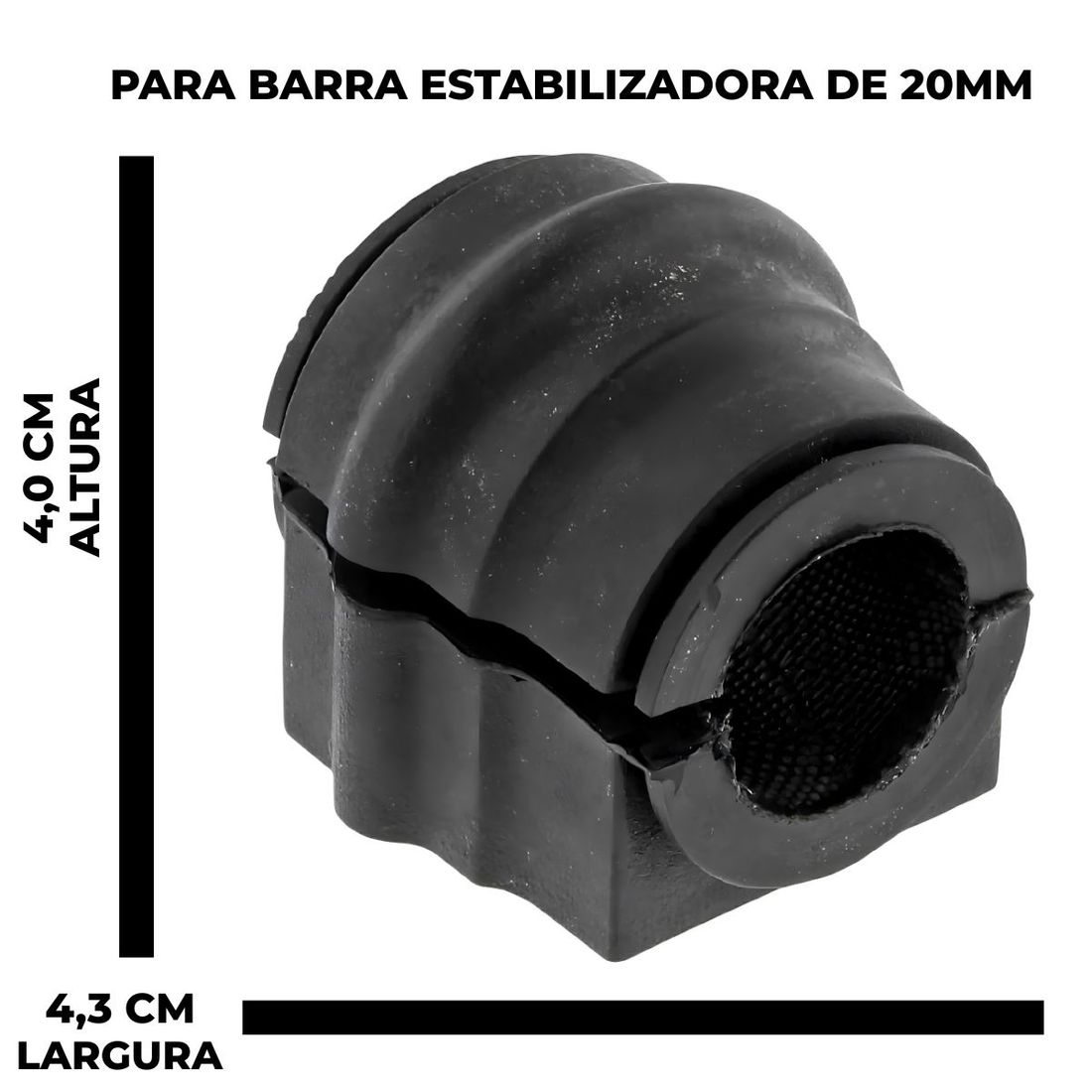 Kit Buchas Estabilizador Dianteiro Mercedes 20mm