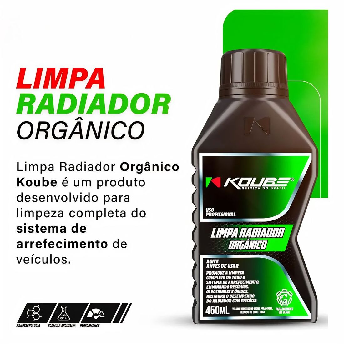 Limpa Radiador Orgânico Koube 500ml