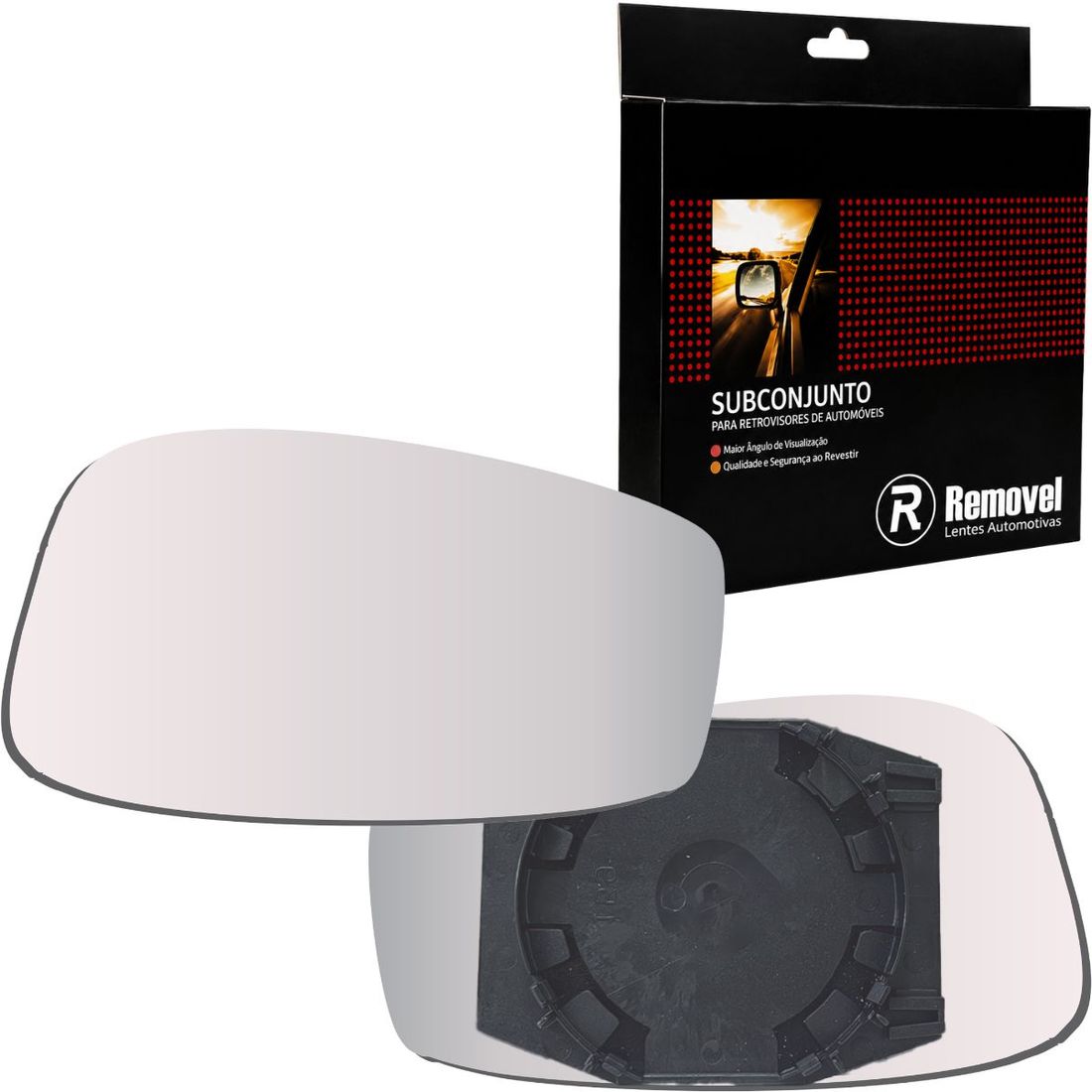 Lente Retrovisor Esquerdo Fiat Stilo 2003 A 2007 Idea 2005 A 2010