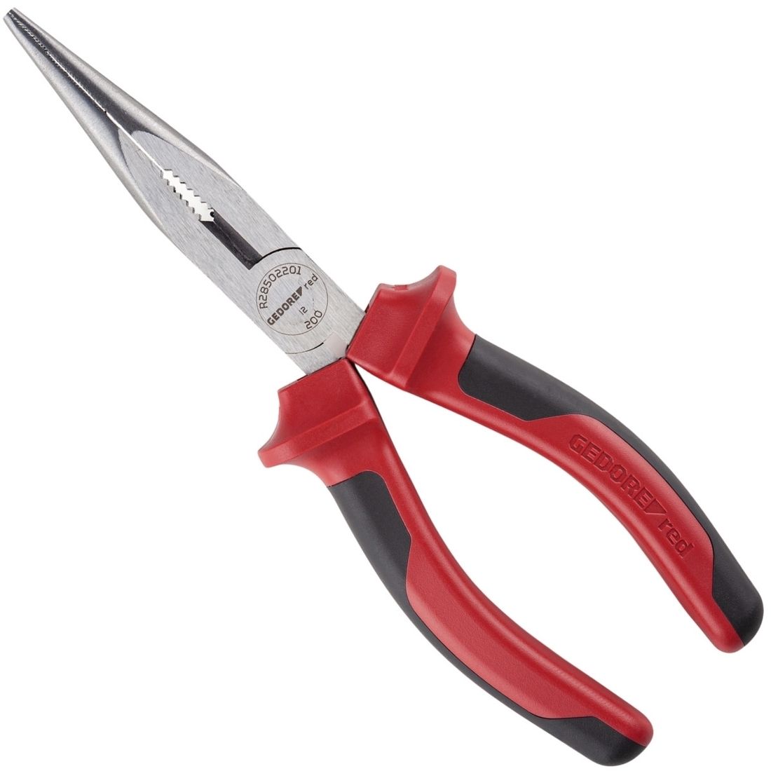 Alicate De Bico Meia Cana Tipo Telefone Crv 8 Gedore Red