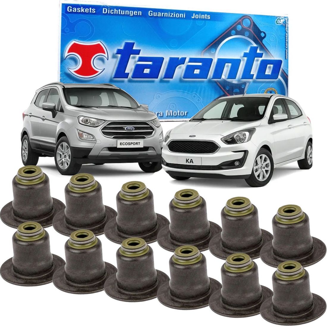 Jogo Retentor Vedador Válvula Ford 1.5 12v Dragon