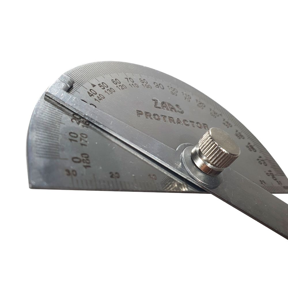 Transferidor de Grau 180° Escala Zaas 33.0001 100mm