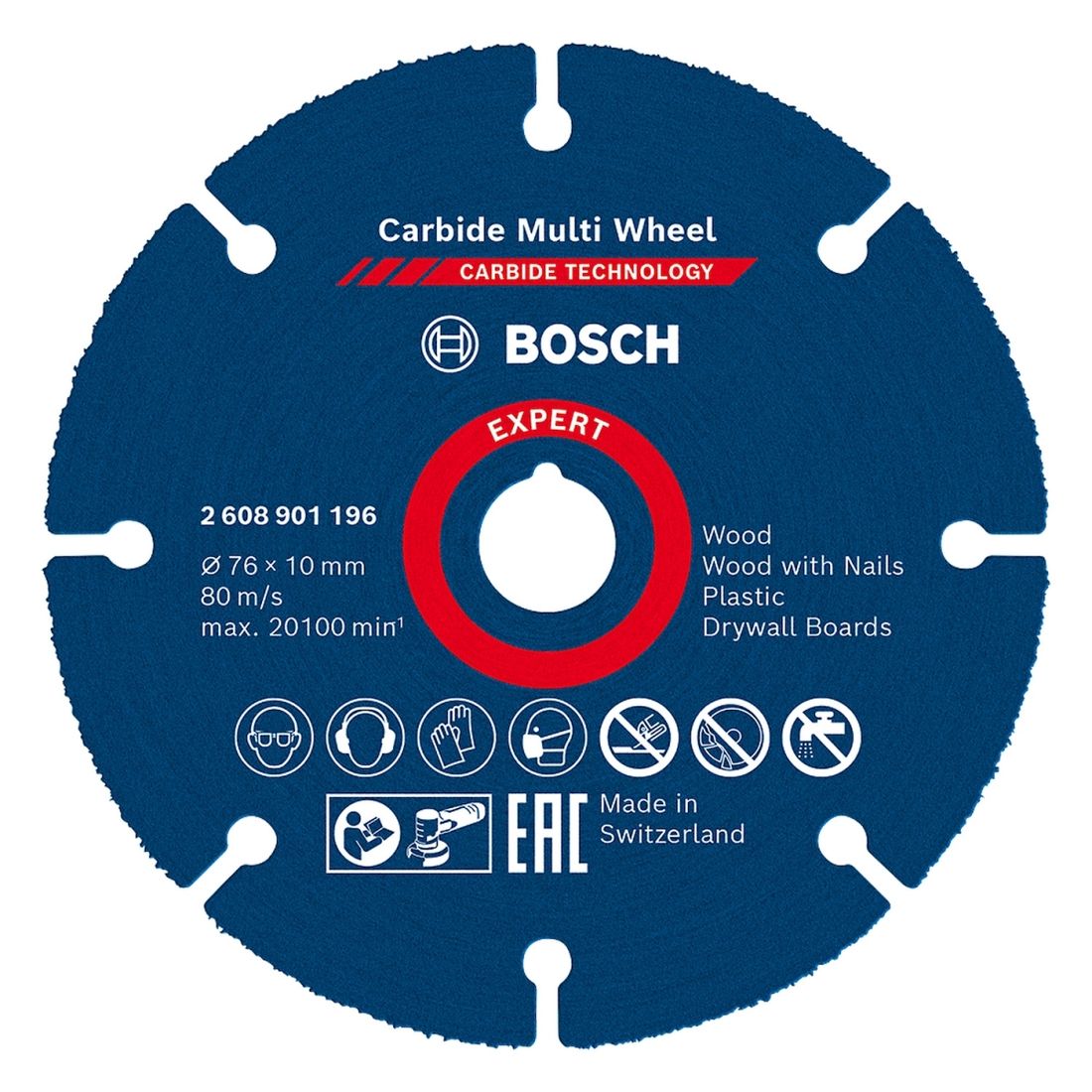 Disco Corte Bosch Multi Wheel 76mm Multimaterial