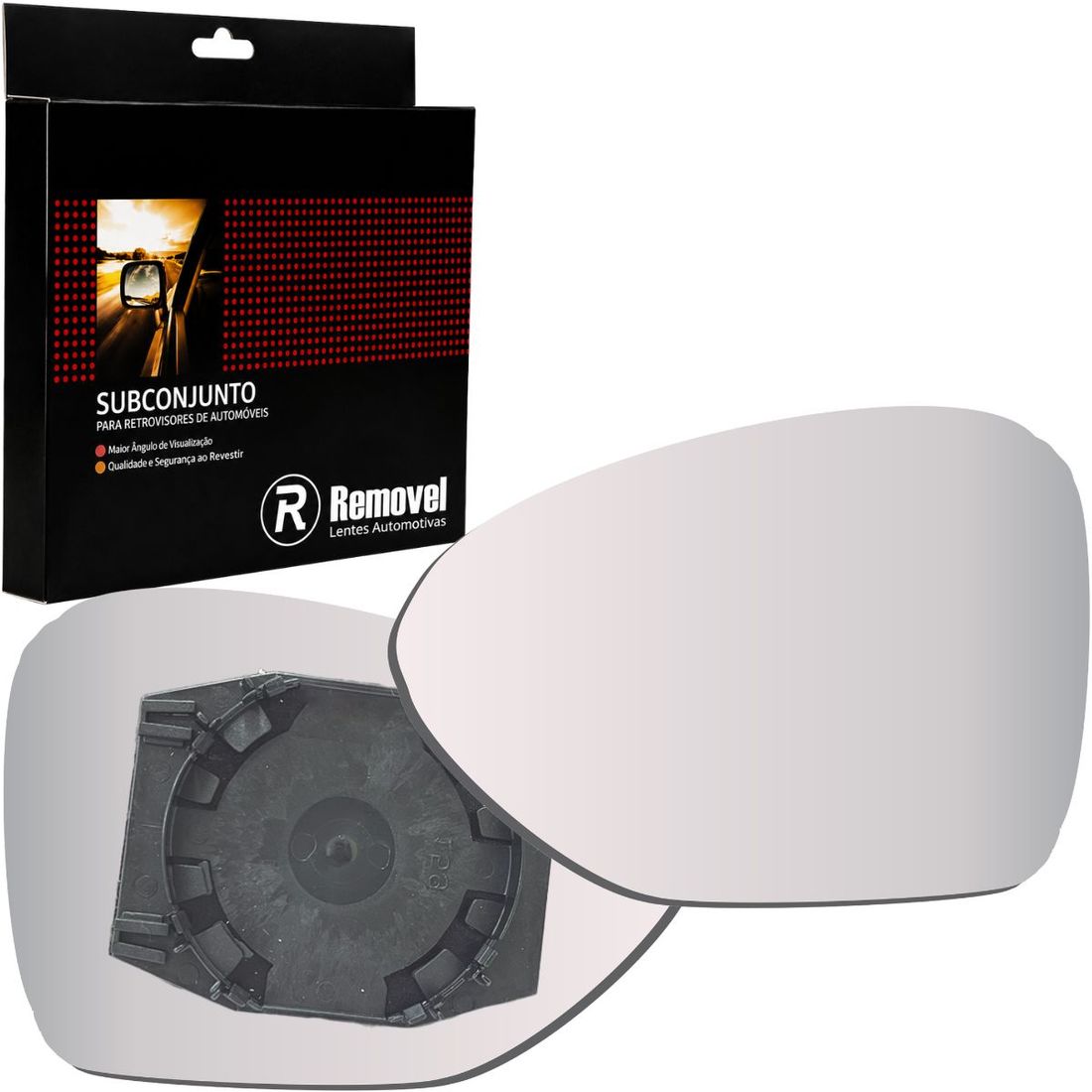 Lente Retrovisor Esquerdo Fiat Idea 2011 A 2016 SB059
