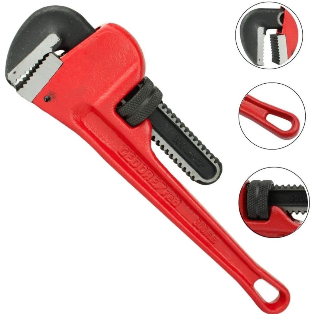 Chave De Grifo Para Tubos 12" Gedore Red