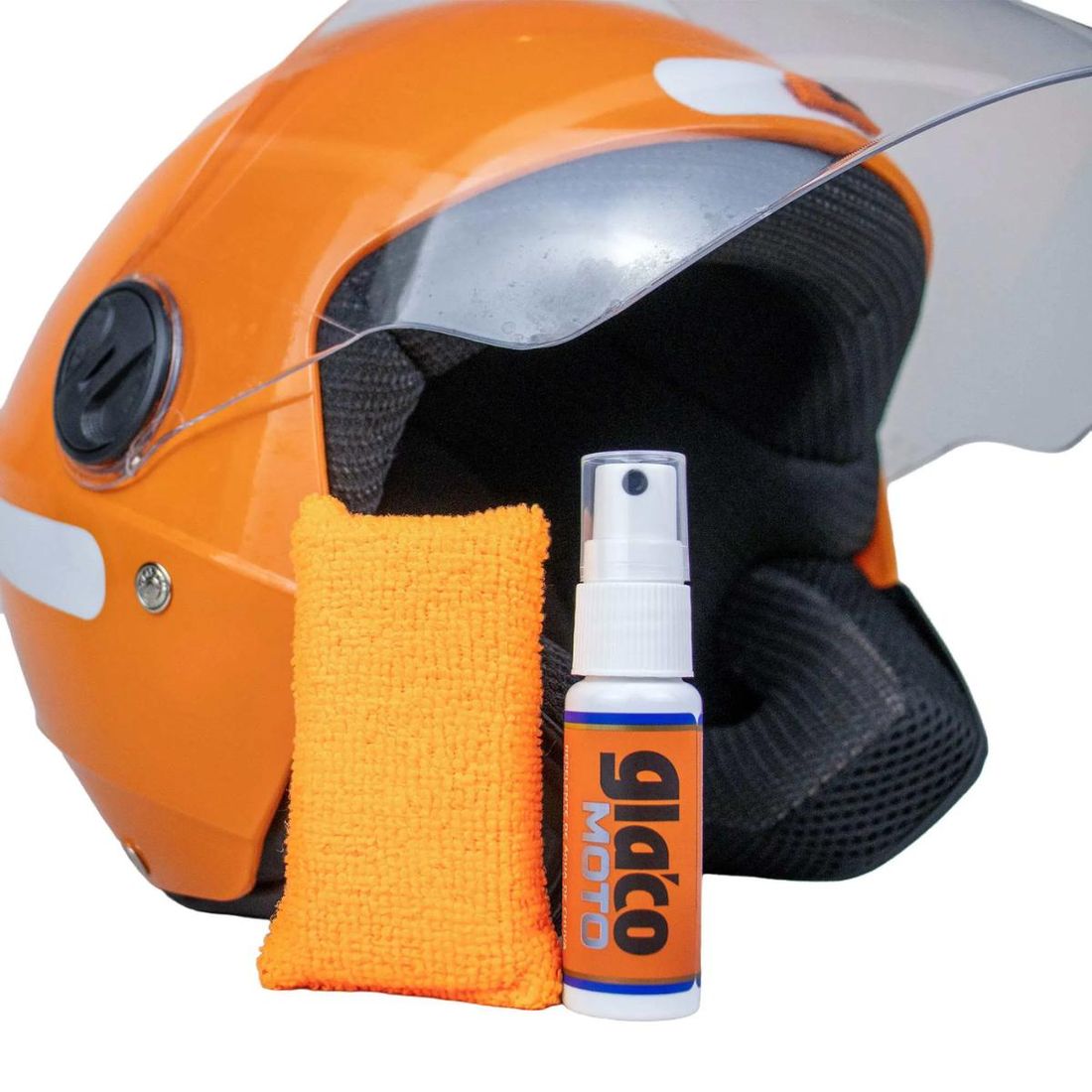 Repelente De Água Para Viseira Glaco Moto Com Aplicador 20ml Repelente De Água Para Viseira Glaco Moto Com Aplicador 20ml