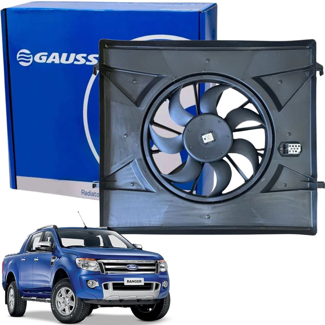 Eletroventilador Ford Ranger 2.5 Flex 2012 a 2018