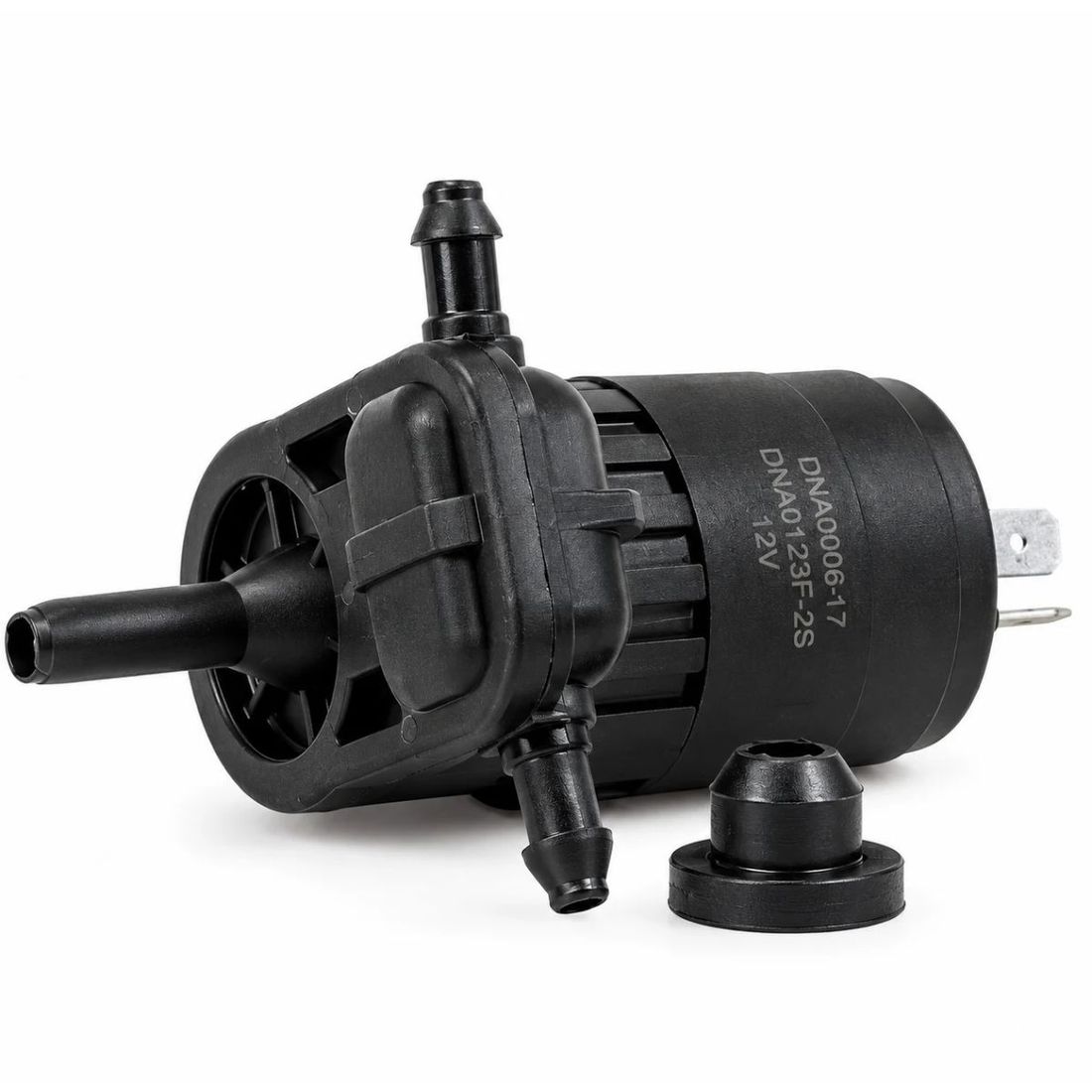 Eletrobomba Lavador Para-Brisa 12v Saída Dupla Com Vedação