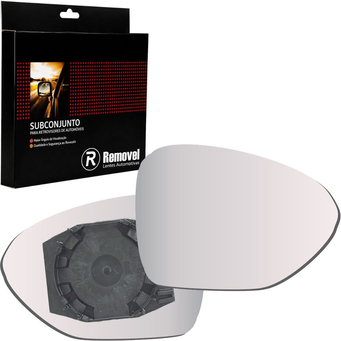 Lente Retrovisor Direito Fiat Idea 2011 A 2016 SB060
