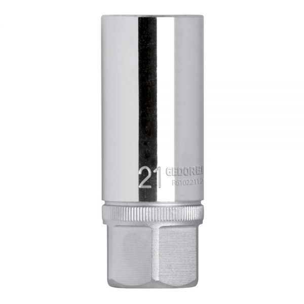 Soquete Sextavado Gedore RED Longo Para Vela 21mm Encaixe 1/2"