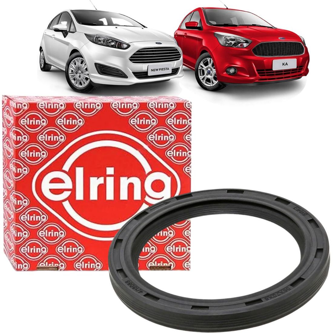 Retentor Dianteiro Virabrequim Ford Fiesta Ka 1.0 3cc