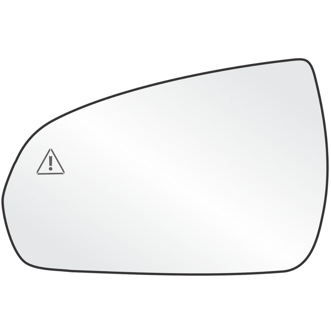 Lente Retrovisor Esquerdo HB20 2023 Em Diante - Com Sensor