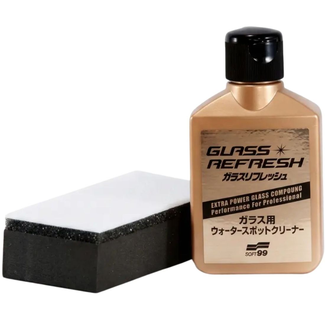 Removedor Chuva Ácida Glass Refresh Soft99 80ml C/Aplicador Removedor Chuva Ácida Glass Refresh Soft99 80ml C/Aplicador