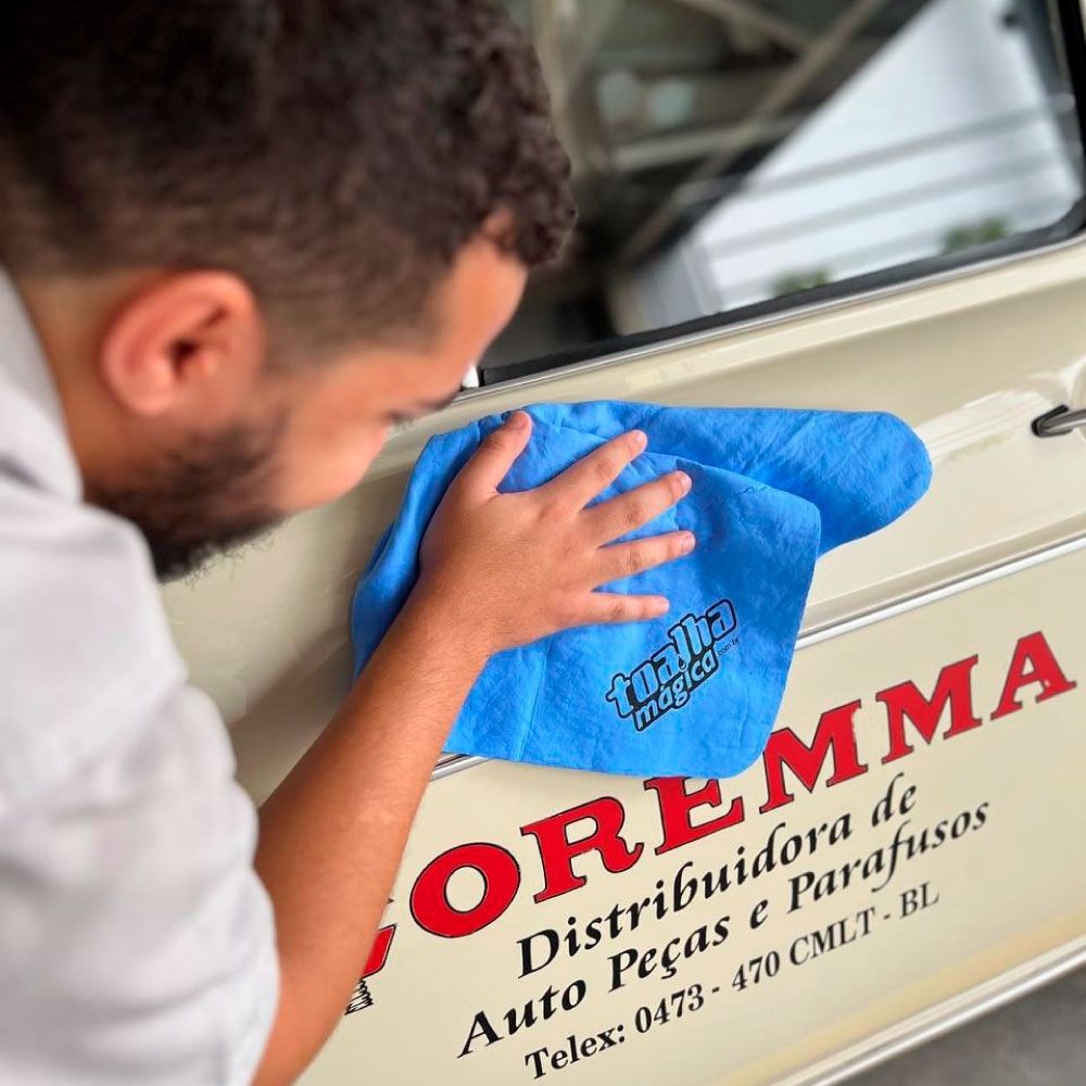 Toalha Mágica Azul Fixxar Toalha Mágica Azul Fixxar