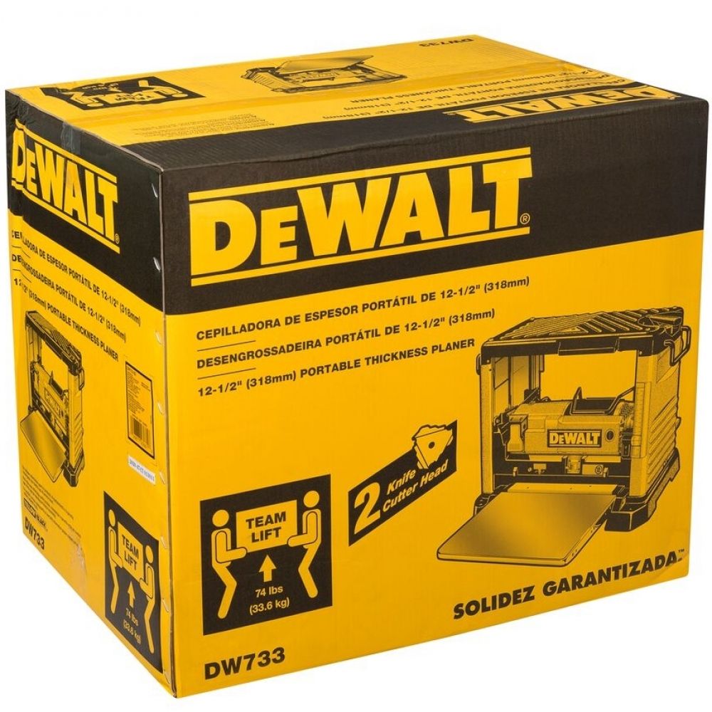 Plaina Desengrossadeira Portátil DeWalt DW733-B2 1800W 220V