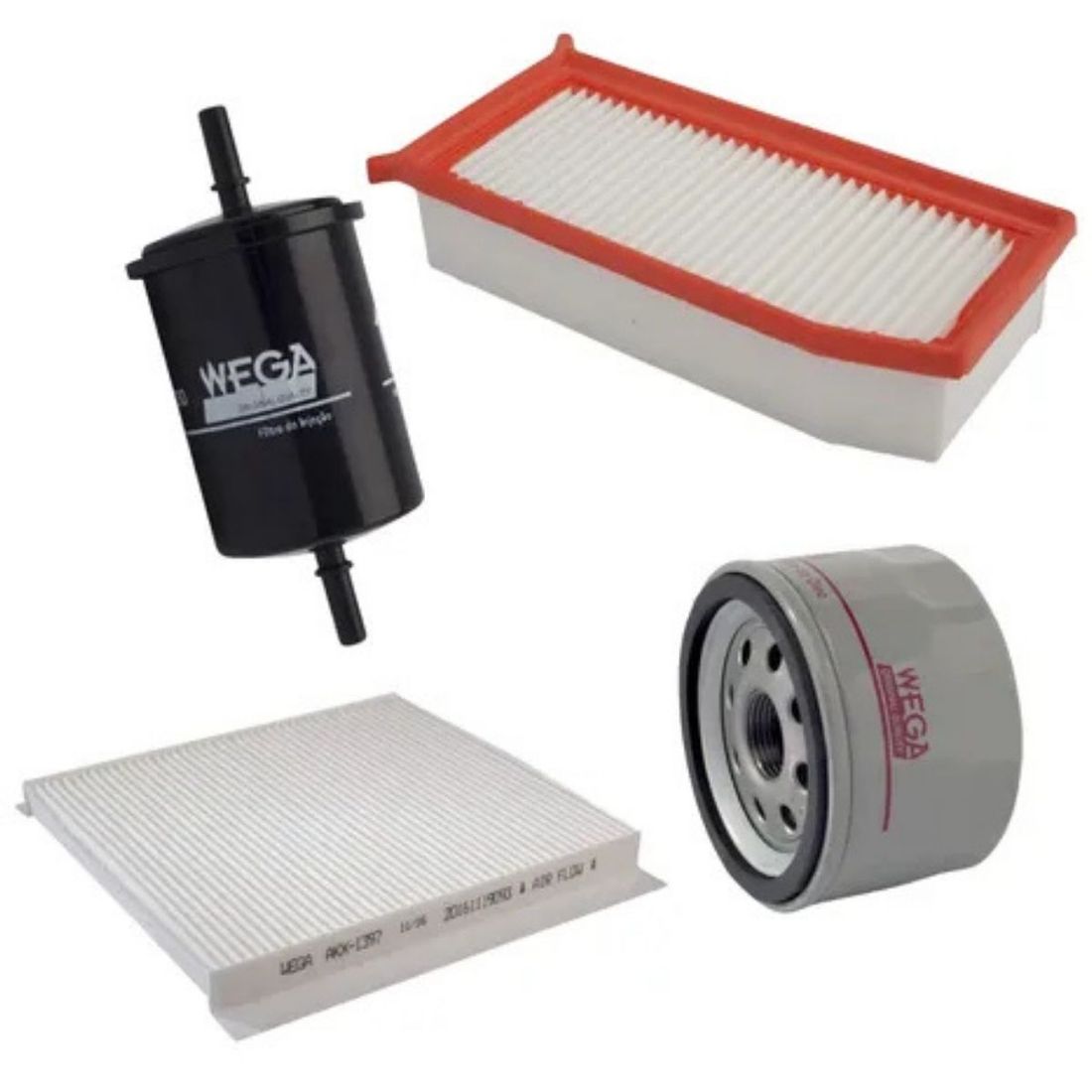 Kit de Filtros Renault Duster 15/20 Oroch 15/22 WKL261
