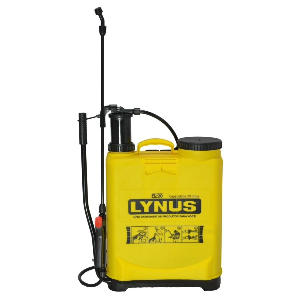 Pulverizador Manual e Costal Lynus PL-20 20 Litros