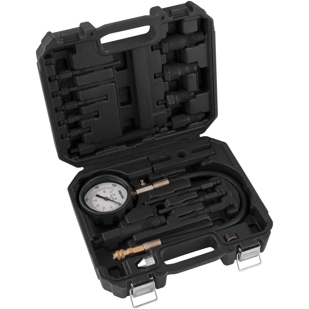 Medidor Compressão Motor Diesel Com 19 Peças 1000psi Vonder