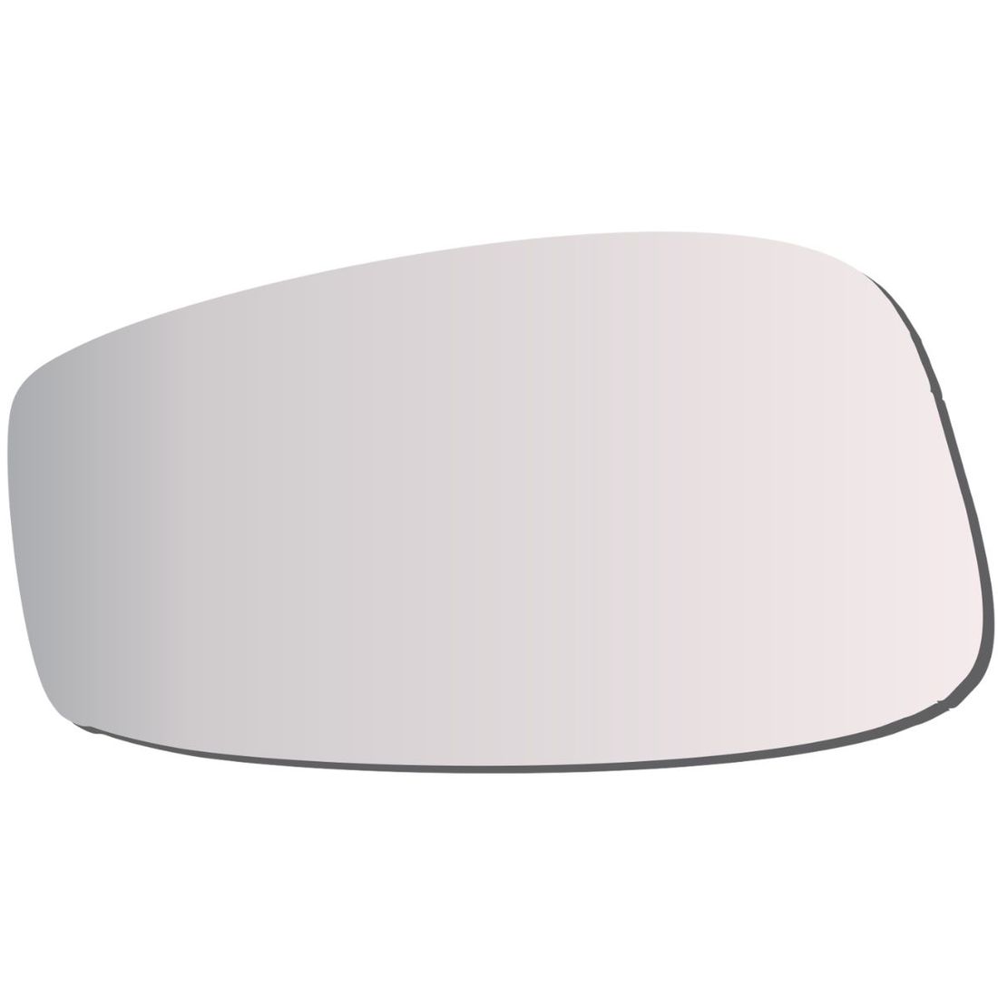 Lente Retrovisor Direito Fiat Stilo 2003 A 2007 Idea 2005 A 2010