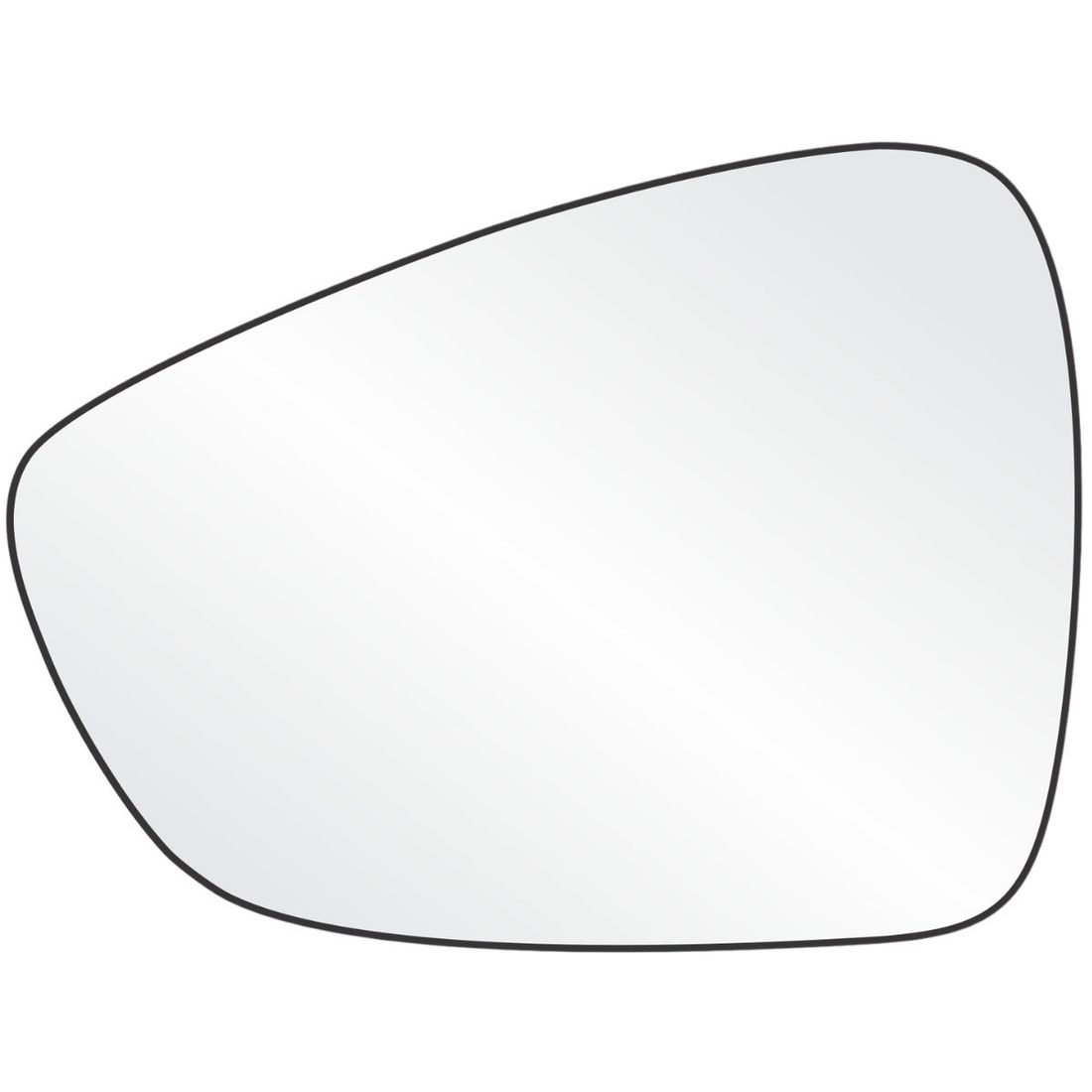 Lente Retrovisor Esquerdo C3 E Aircross 2012 A 2019 SB211