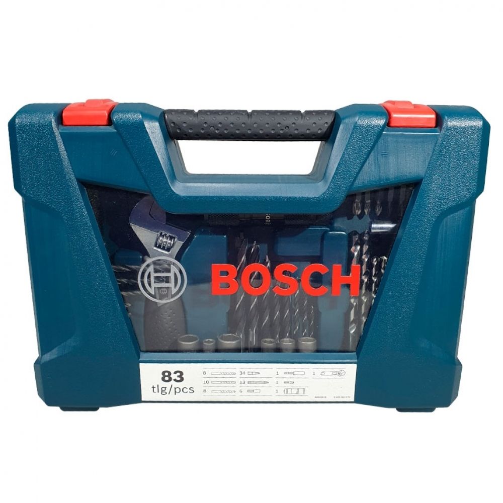 Kit de Pontas e Brocas Bosch V-Line para parafusar e perfurar com 83 unidades Kit de Pontas e Brocas Bosch V-Line para parafusar e perfurar com 83 unidades