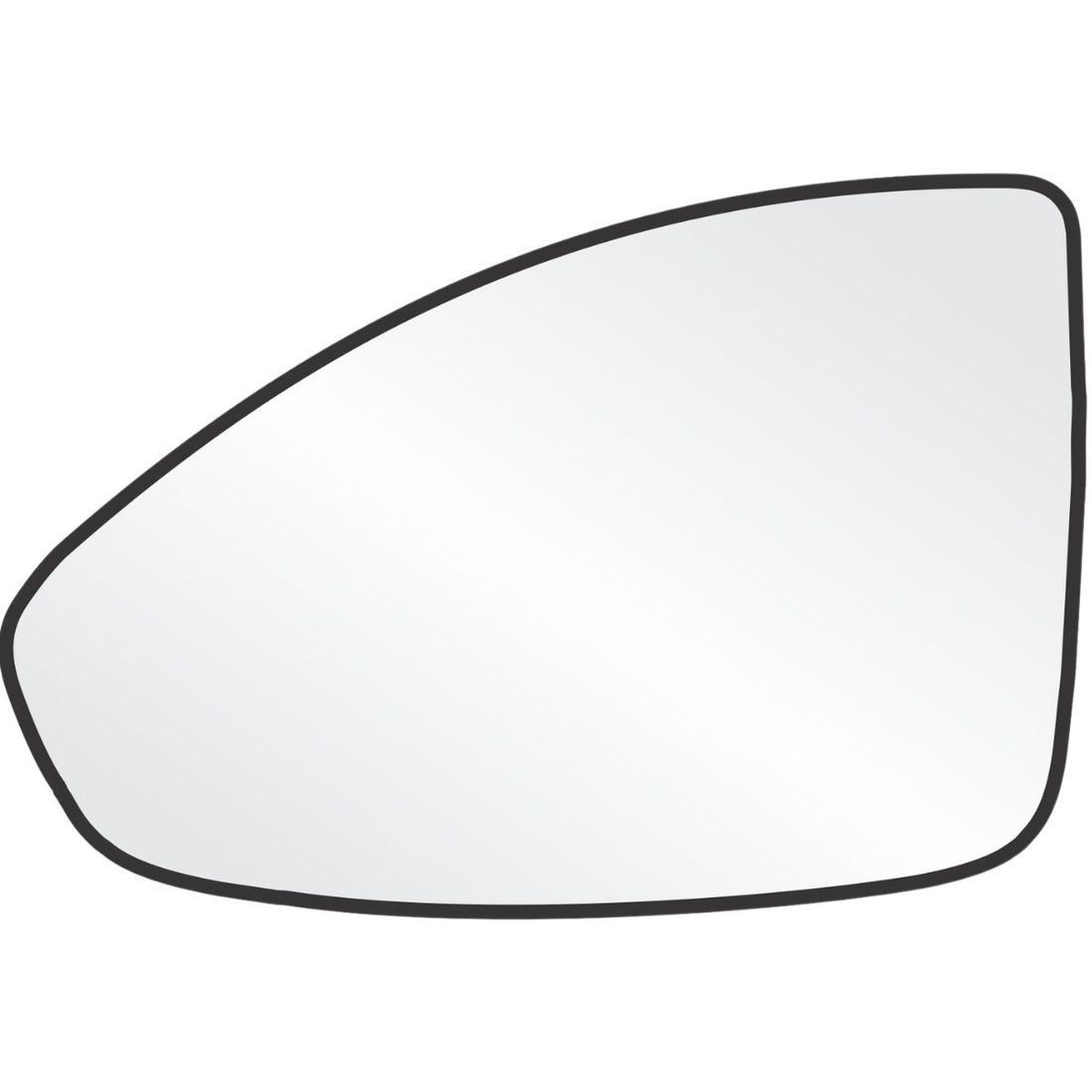 Lente Retrovisor Esquerdo GM Cruze 2008 A 2017