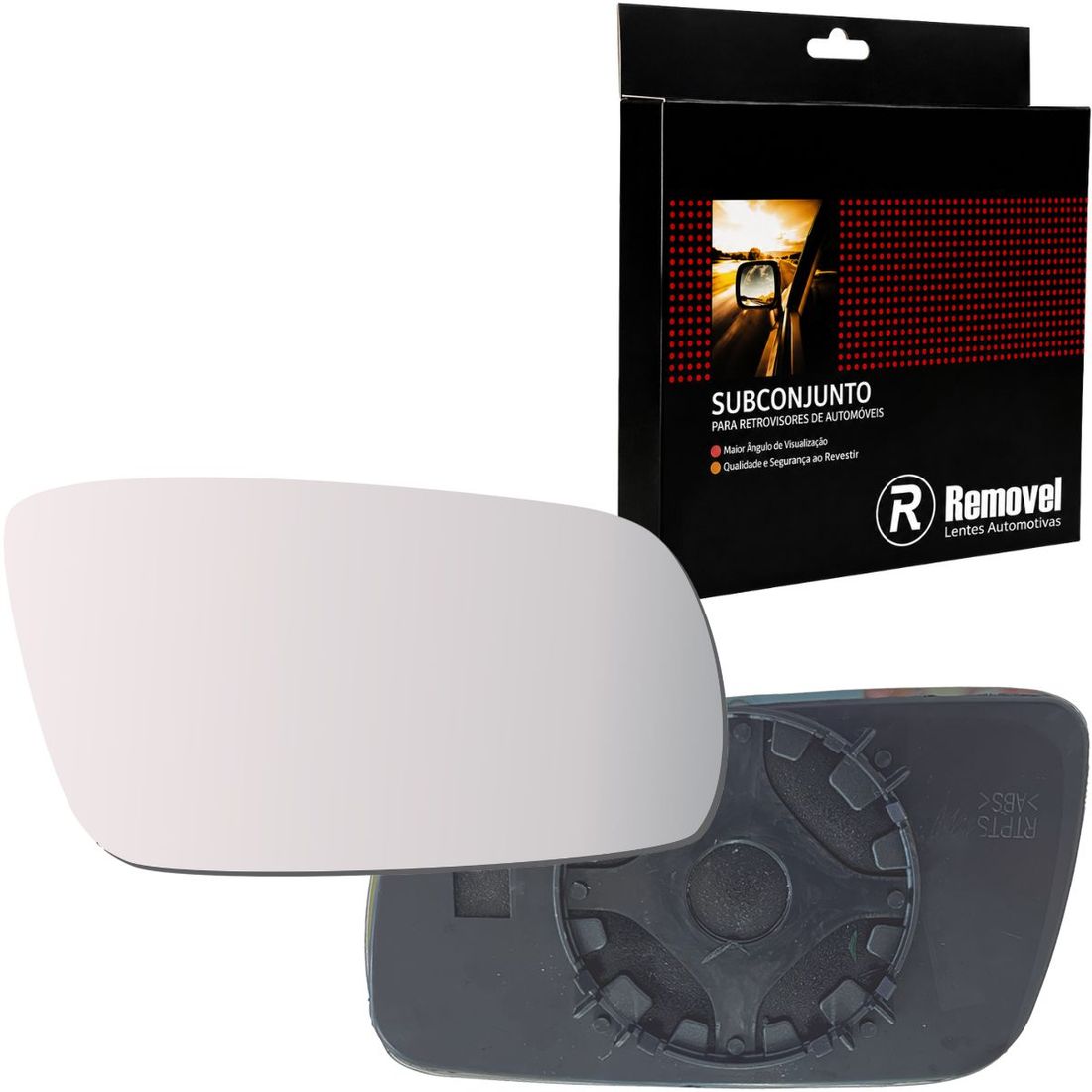 Lente Retrovisor Esquerdo VW Gol G3 2000/2008 Golf 2000/2006 Bora 2001/...