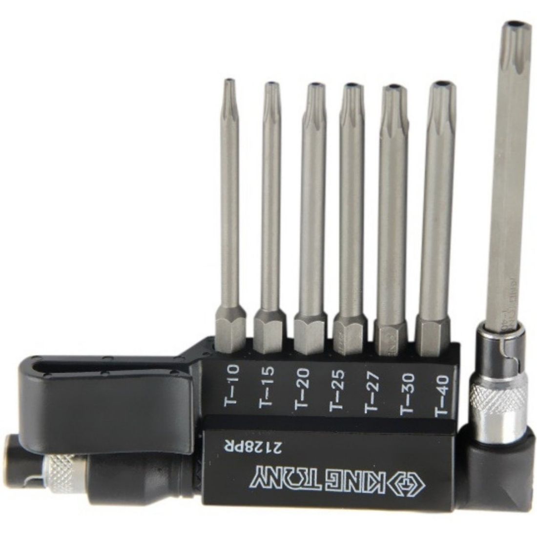 Jogo de Chave Soquete Torx C/Guia T10-T40 2128PR King Tony Jogo de Chave Soquete Torx C/Guia T10-T40 2128PR King Tony