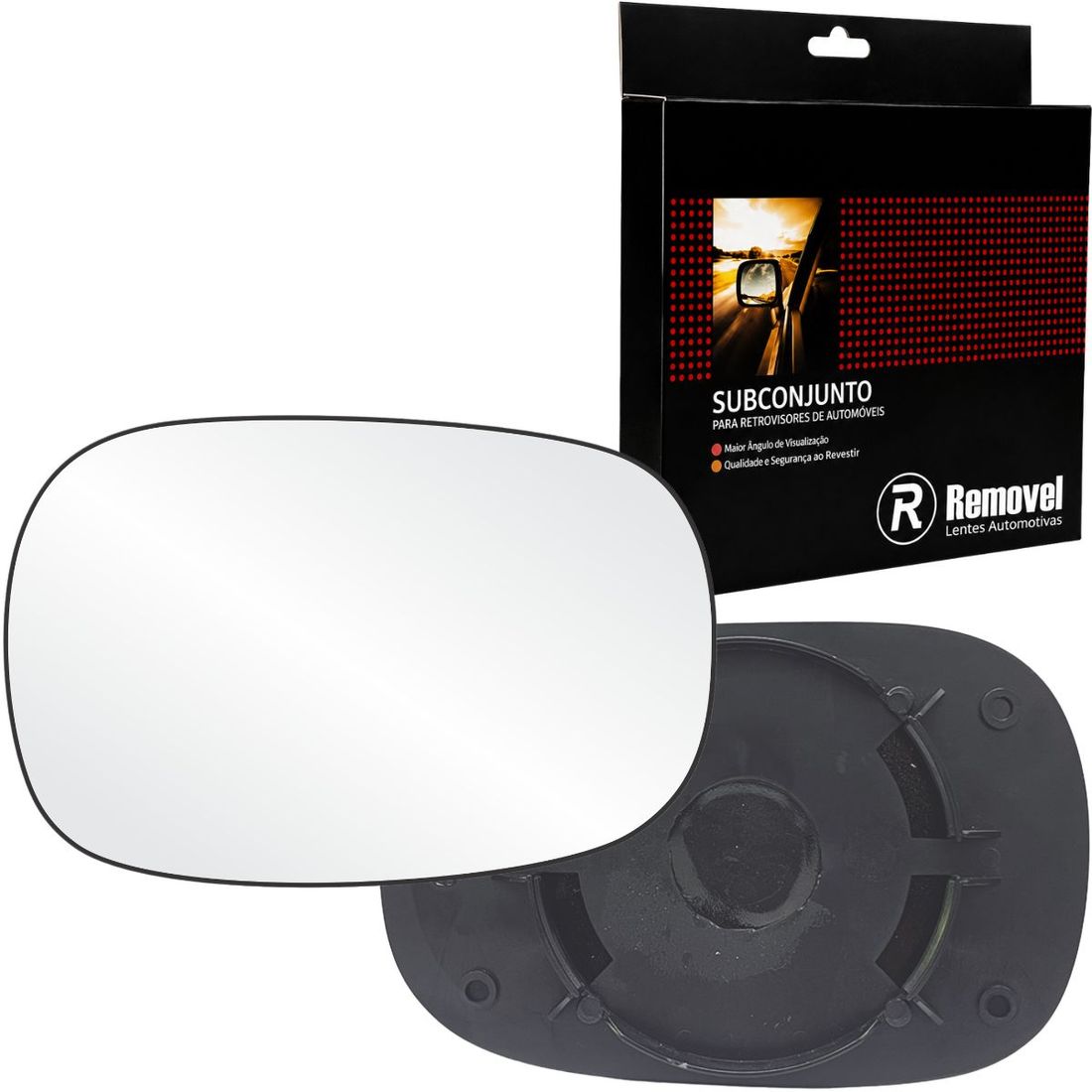Lente Retrovisor Esquerdo Ford Ka 1996 A 2008 (Modelo Ficosa)