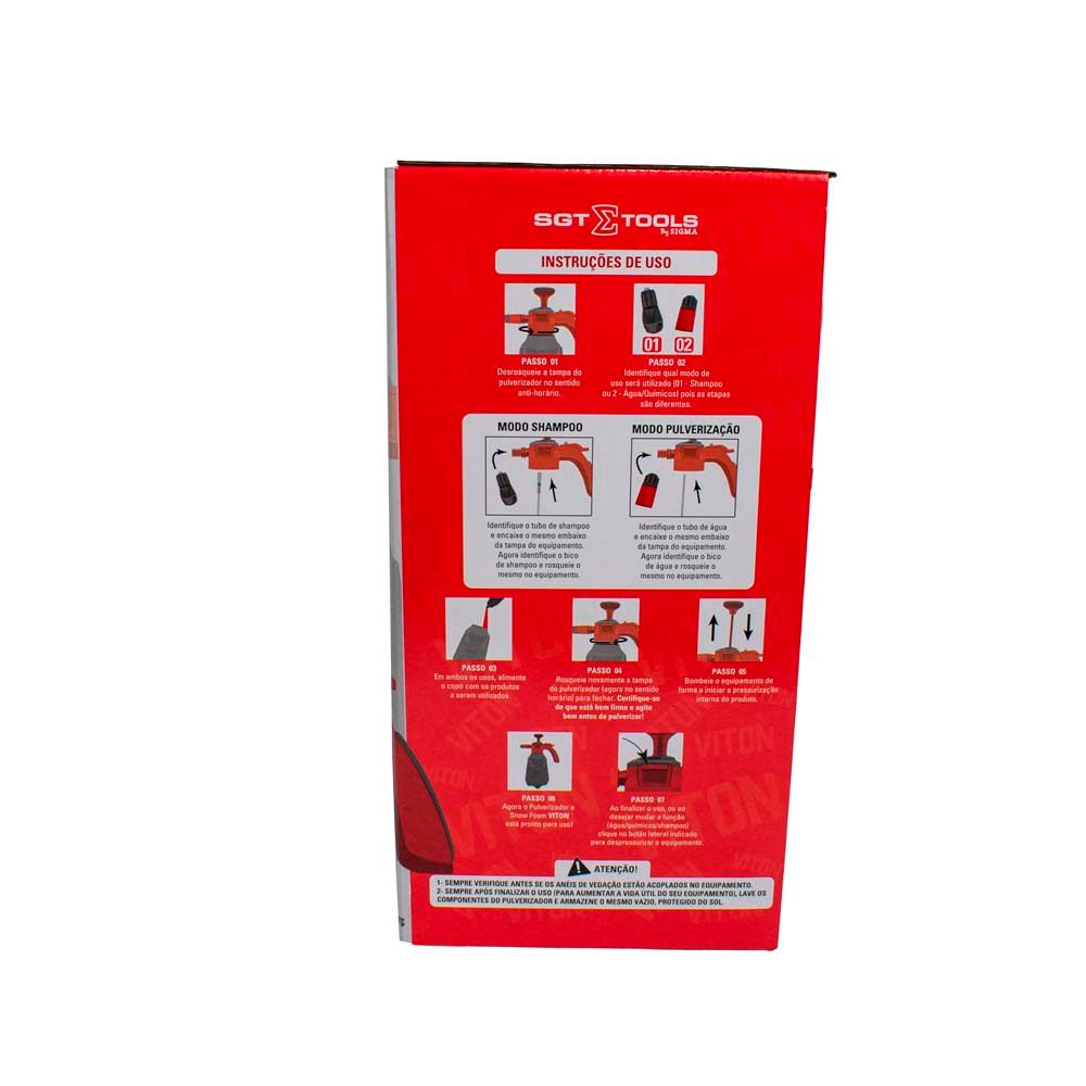 Pulverizador Manual Snow Foam Viton 2L SGT Profissional