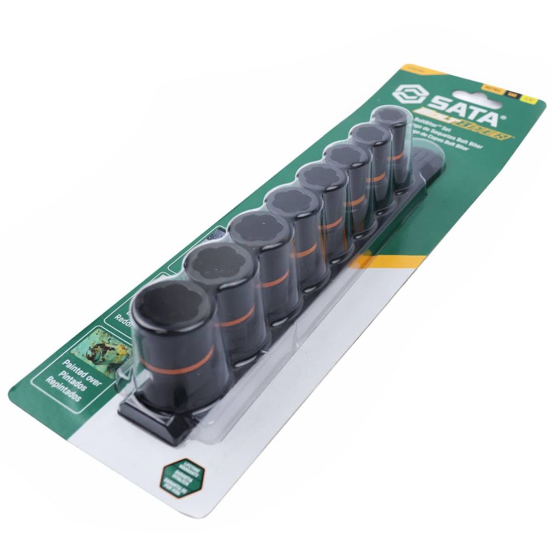 Jogo Soquetes Extratores Sata 10-19mm Encaixe 3/8 8pçs