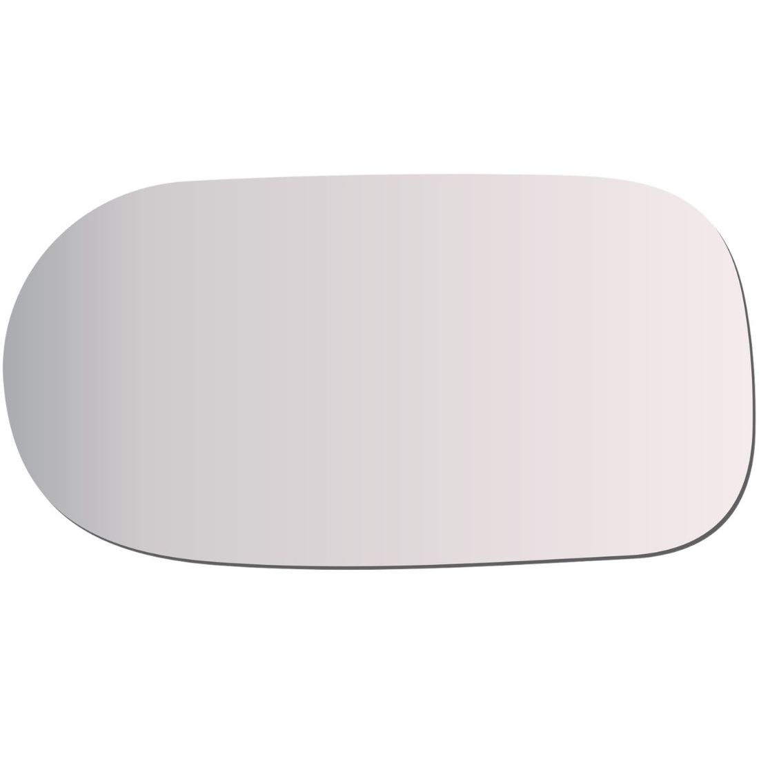 Lente Retrovisor Esquerdo Fiat Palio Strada Siena 2004/2010 Uno 2005/2010 (Modelo Ficosa)