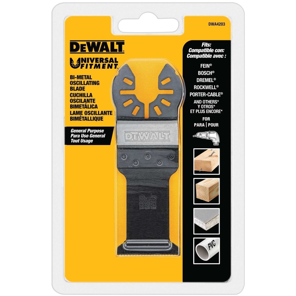 Lâmina Corte Madeira e Prego Com Multiferramenta DWA4203 DeWalt