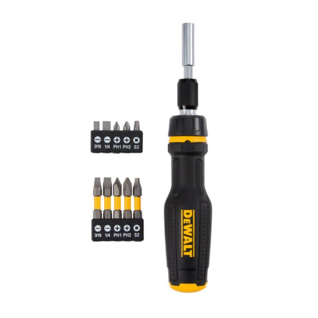 CHAVE CATRACA MULTI-BIT 10 PEÇAS DEWALT CHAVE CATRACA MULTI-BIT 10 PEÇAS DEWALT