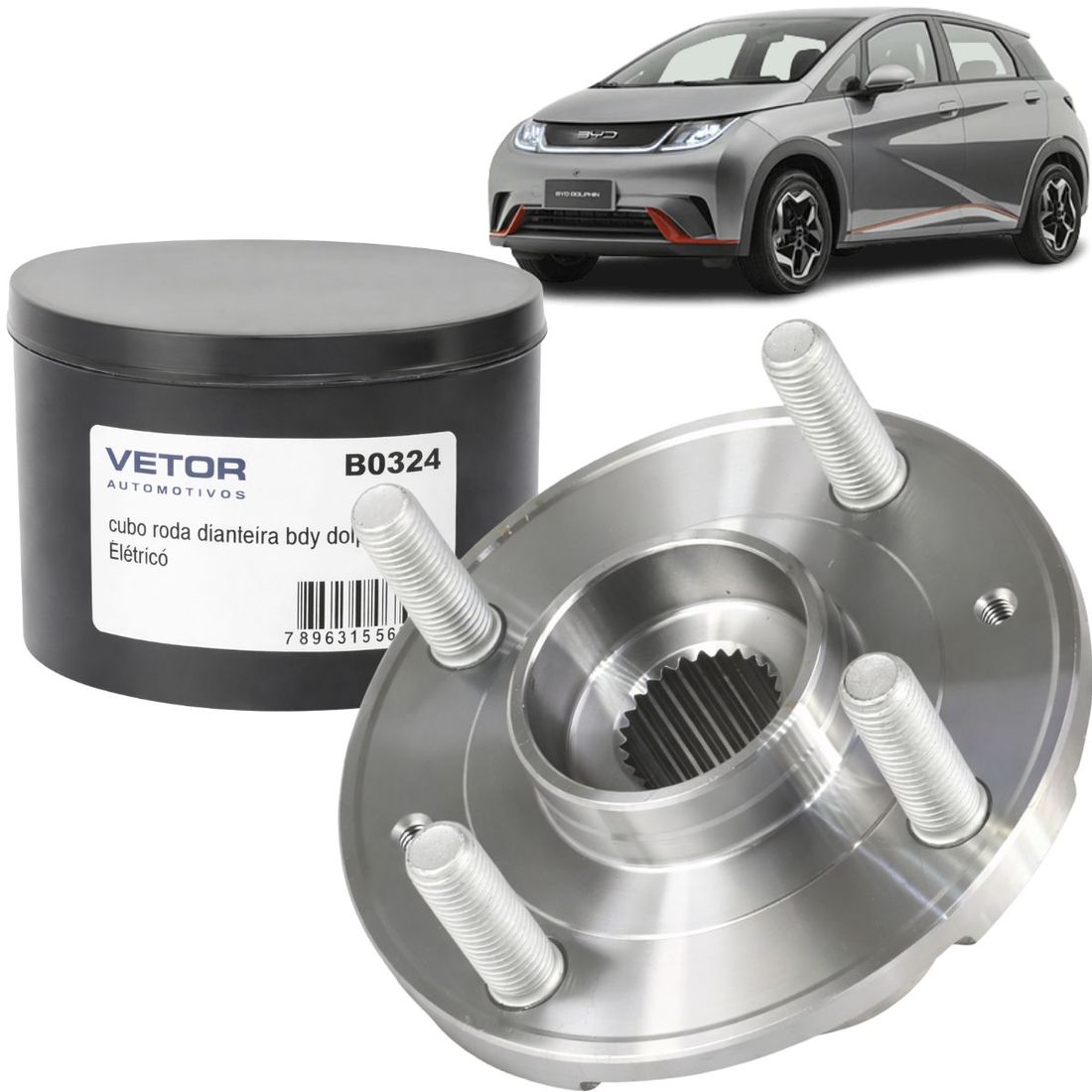 Cubo de Roda Dianteiro BYD Dolphin 2023 em diante