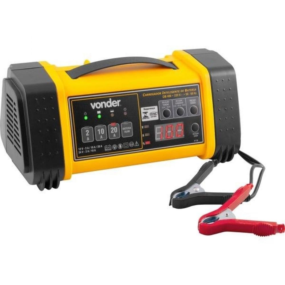 Carregador de Bateria Inteligente CIB400 220V Vonder
