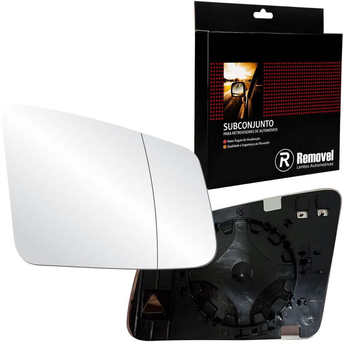 Lente Retrovisor Direito Mercedes GLA 2015 A 2023 (Térmico/Asférico)