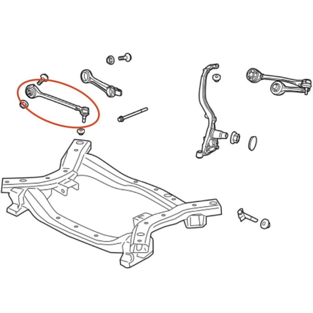 Braço Dianteiro Inferior Esquerdo Chrysler300C/Dodge - 2005 a 2018 APlus