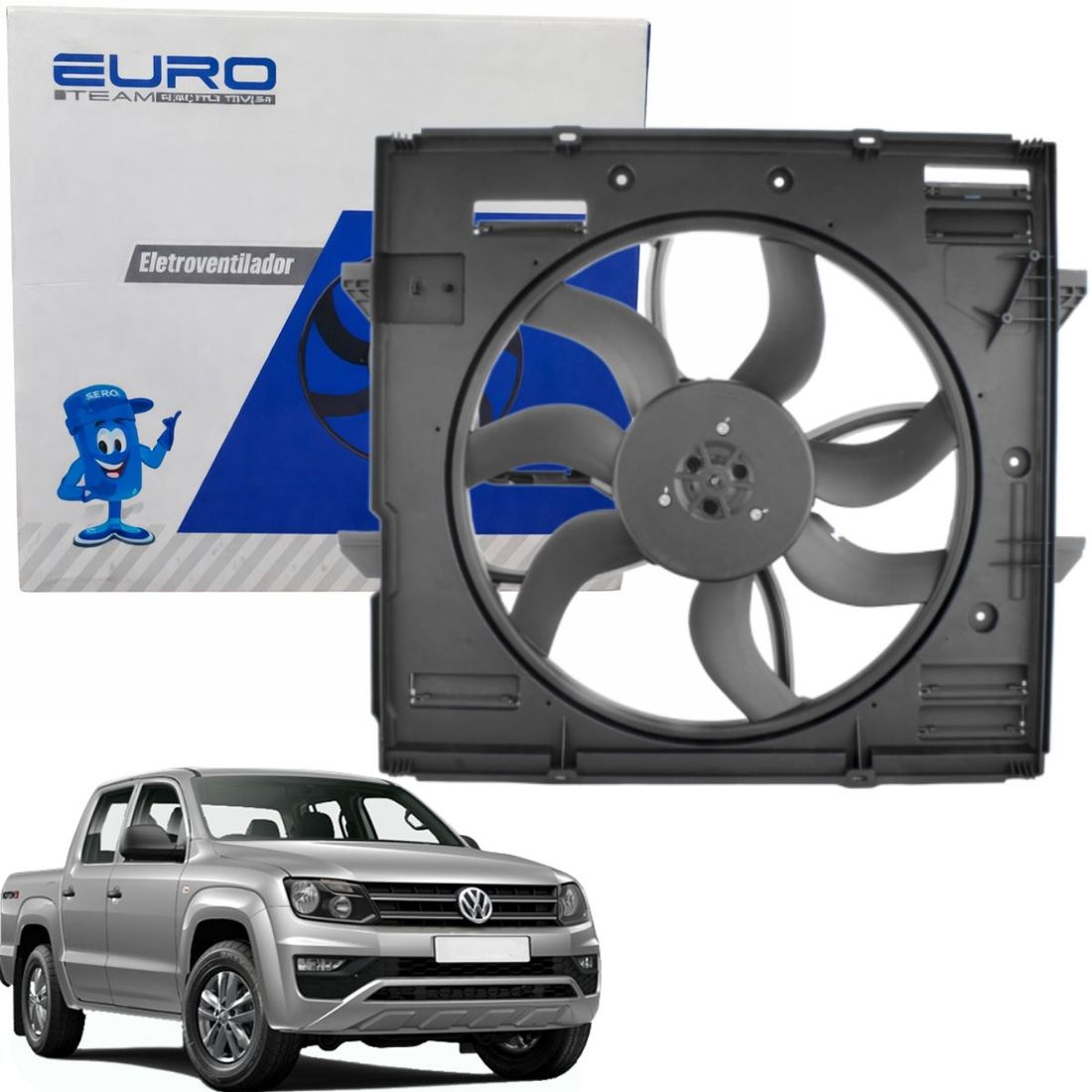 Eletroventilador VW Amarok 2.0 2010 a 2022
