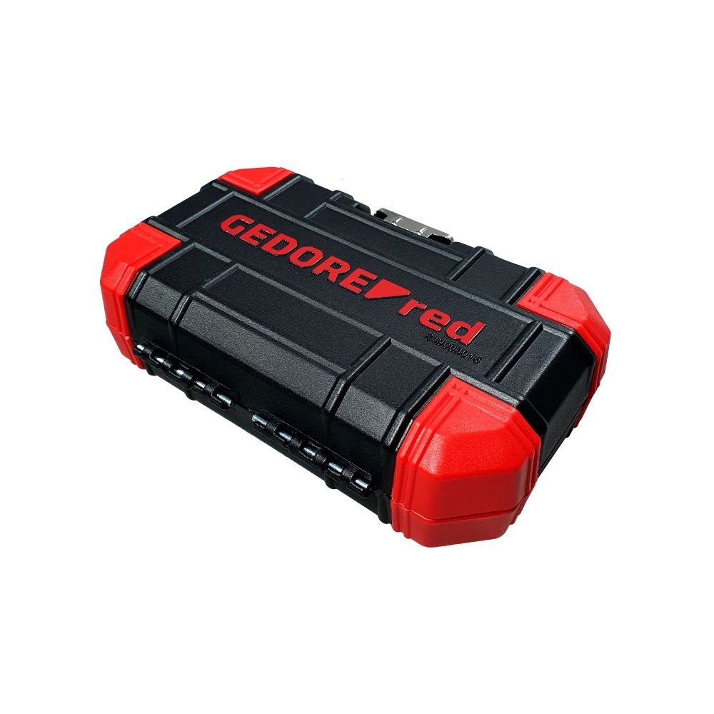 Jogo de Soquetes Sextavados Gedore RED 4 a 13mm Encaixe 1/4" 16 peças