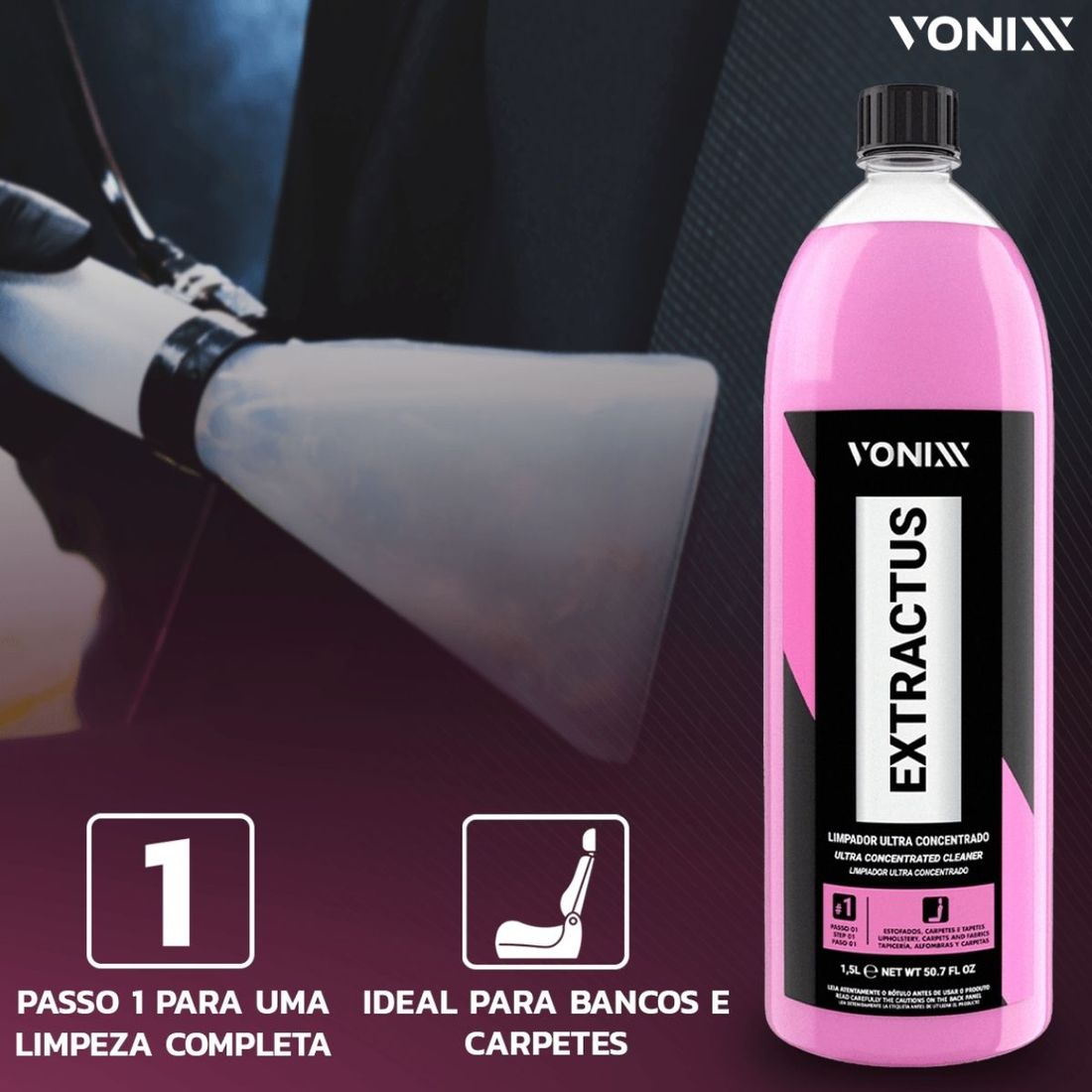 Limpador Ultra Concentrado Vonixx Extractus Sensitive 1,5L