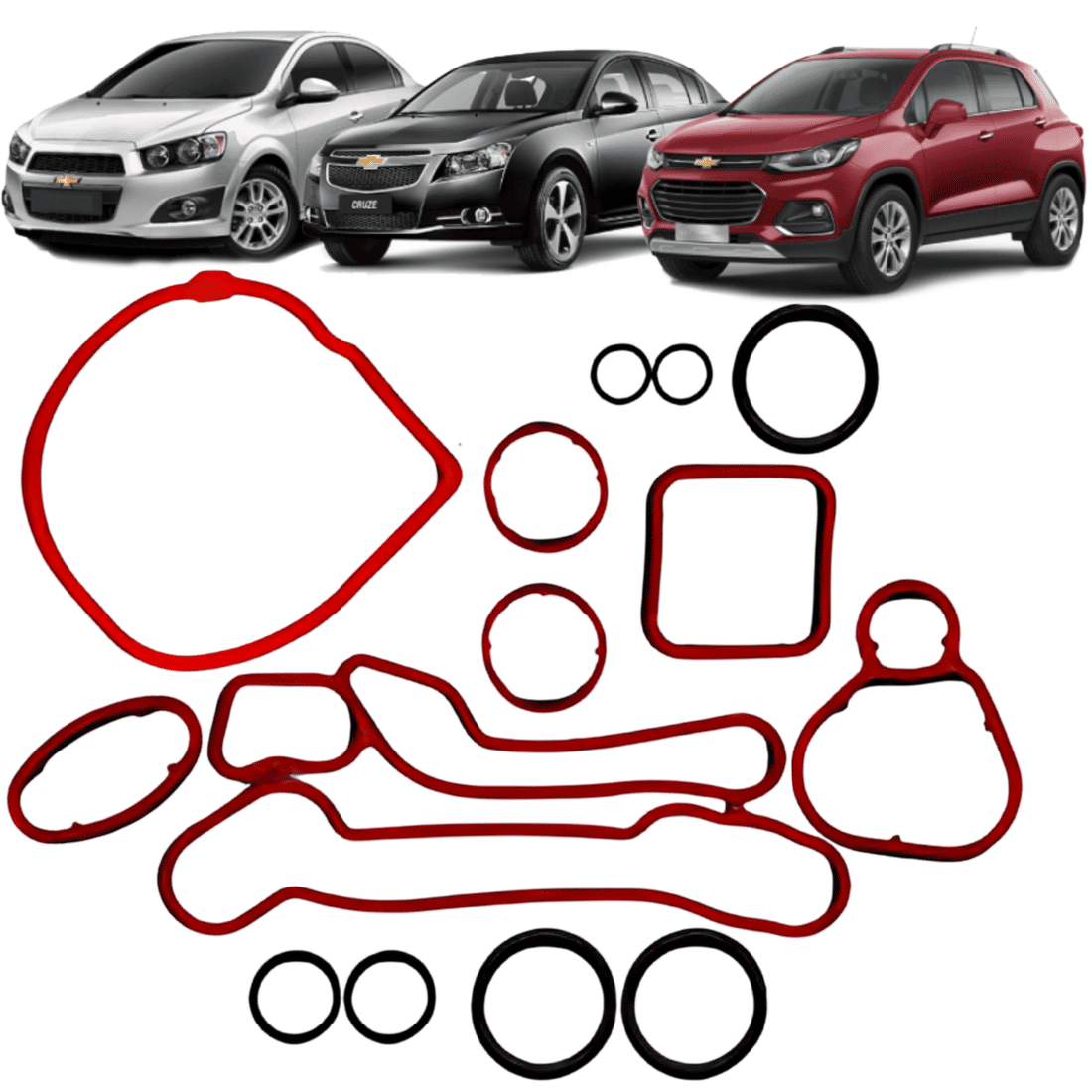 Kit Junta Trocador Resfriador Oleo Gm Cruze Tracker 1.8 16v