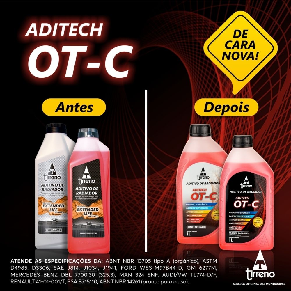 Aditivo Radiador Concentrado TIRRENO Laranja 1 Litro Orgânico