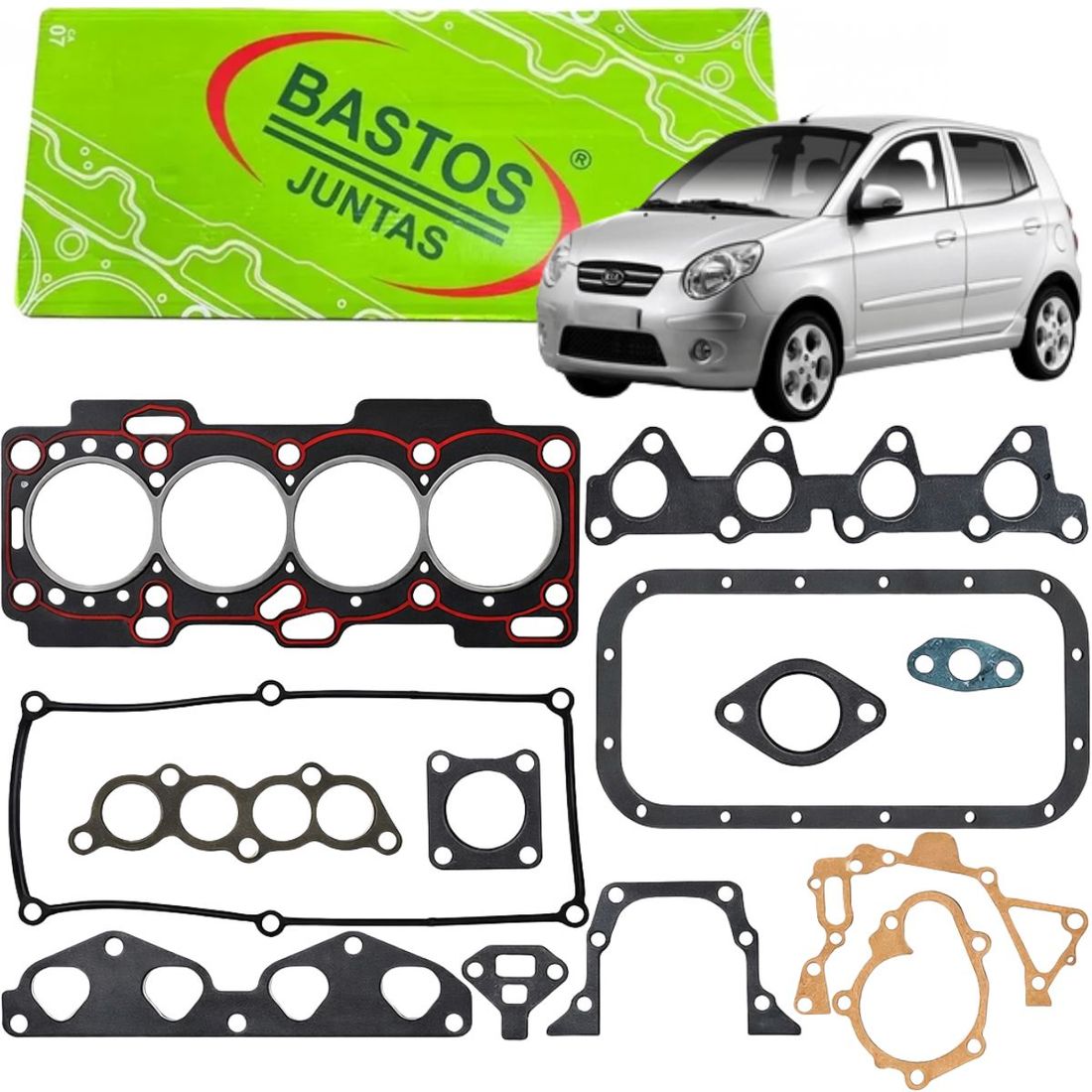 Jogo Junta de Motor Picanto 1.1 2004 a 2008