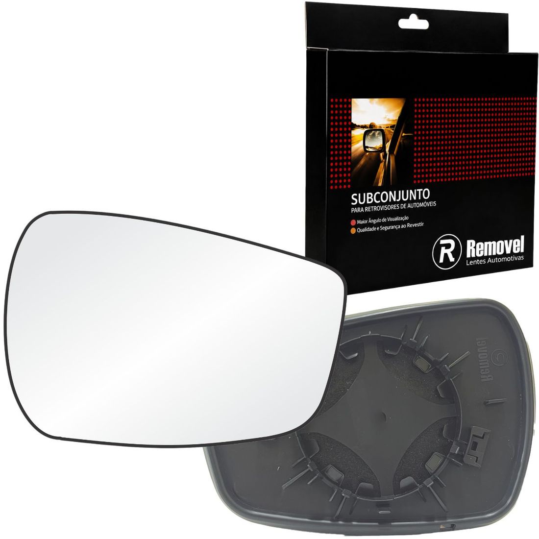 Lente Retrovisor Direito HB20 2012 A 2019 Elantra 2012 A 2014