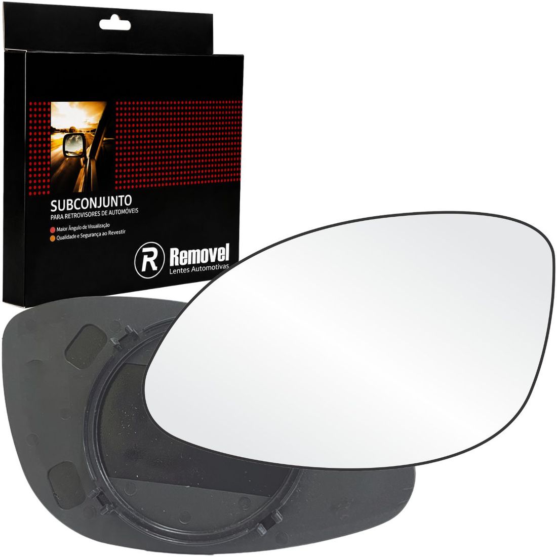 Lente Retrovisor Esquerdo GM Vectra 1997 A 1999