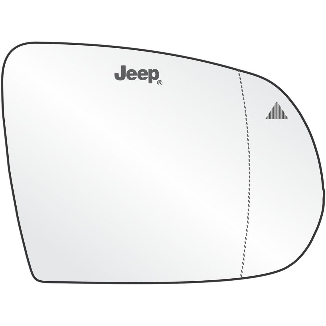 Lente Retrovisor Direito Jeep Compass Commander C/Imagem do Sensor