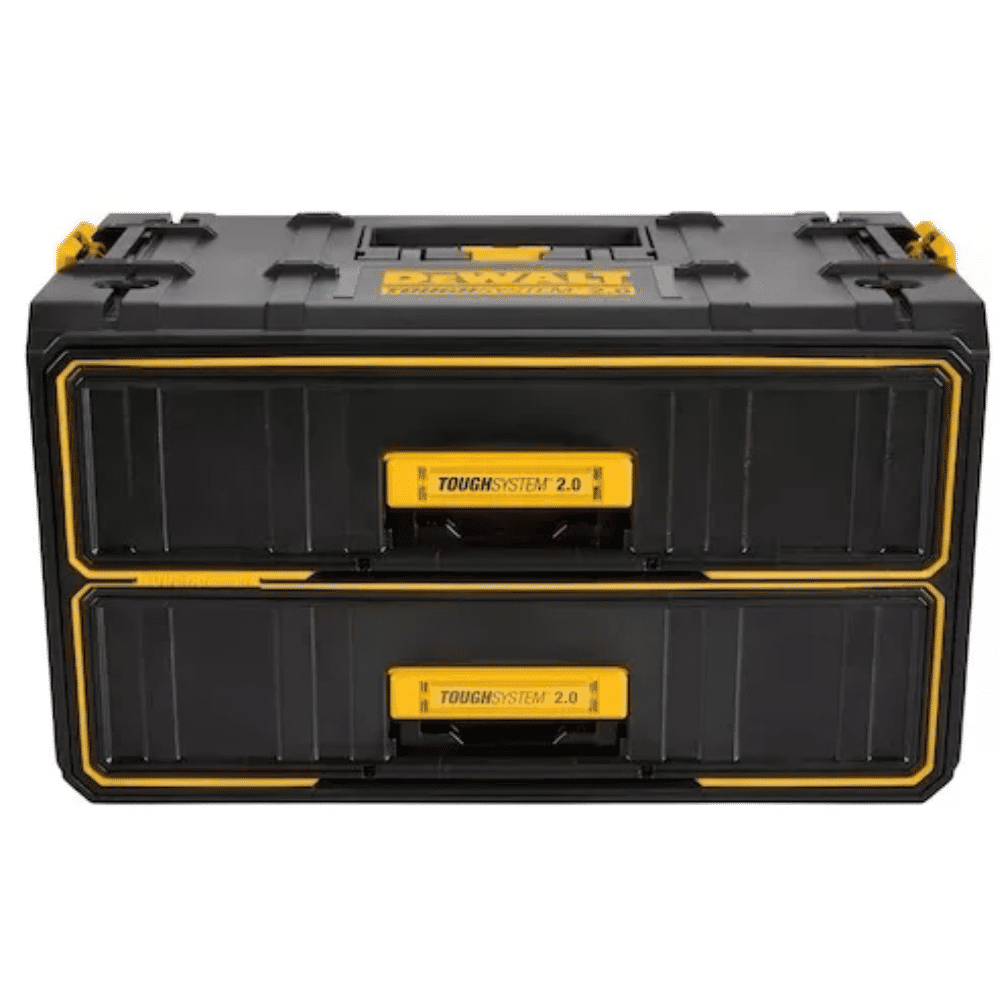 Organizador Plastico Caixa Tipo Gaveta Dupla 32x55cm DeWalt Toughsystem